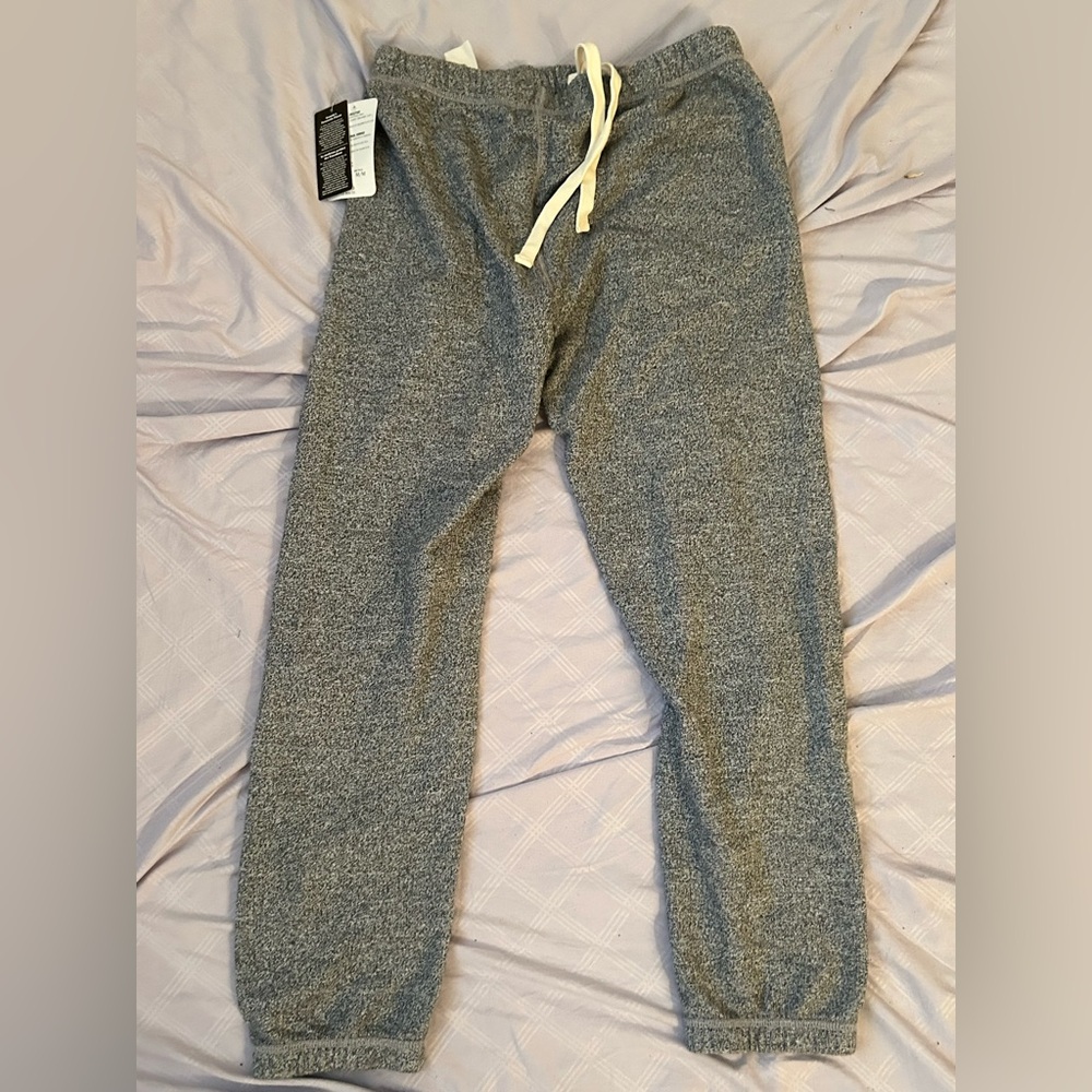 Roots Men’s Salt & Pepper Fleece Sweatpants/joggers